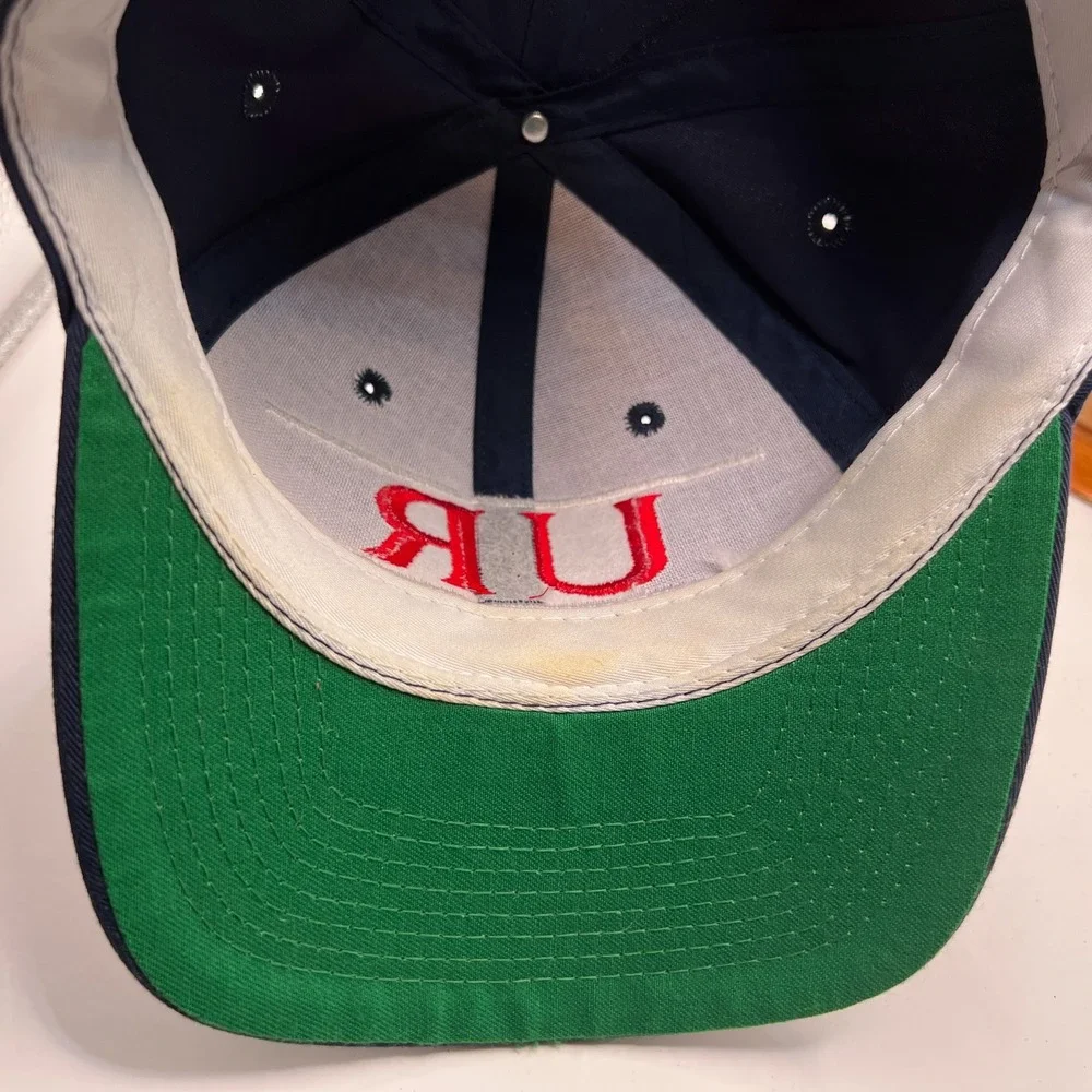 Vintage University of Richmond Hat The Game Russell Athletic Navy Blue Snapback